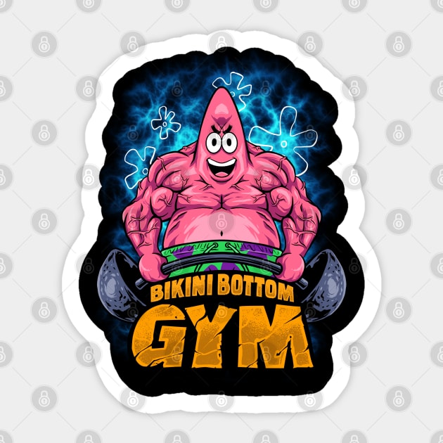 muscle star Sticker by spoilerinc